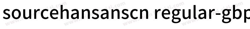 sourcehansanscn regular-gbpc-euc-h字体转换